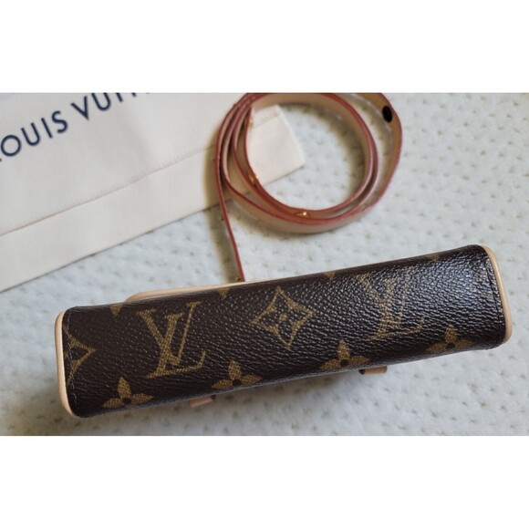LOUIS VUITTON Pochette FLORENTINE Monogram Waist Bum Bag Crossbody Clutch EUC - Picture 9 of 16